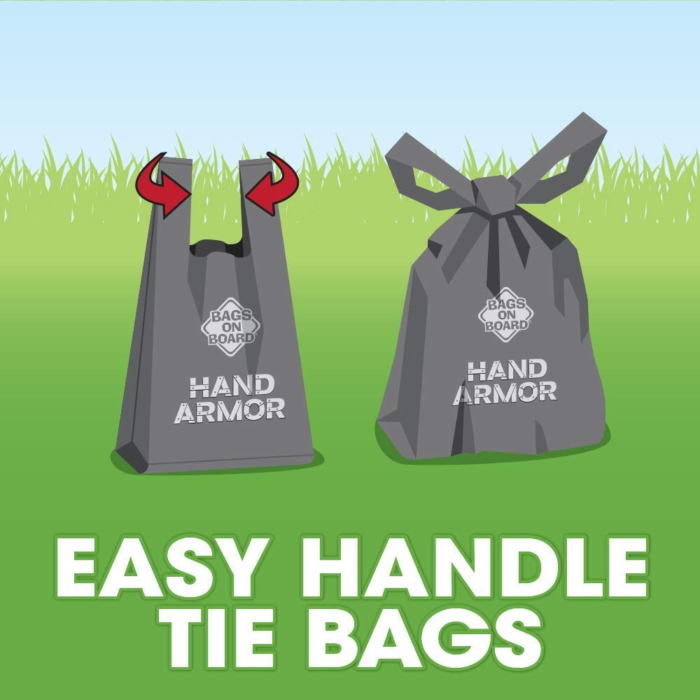 BOB Hand Armor with Extra Thick Pick Up Bags (100bags) - Shopivet.com