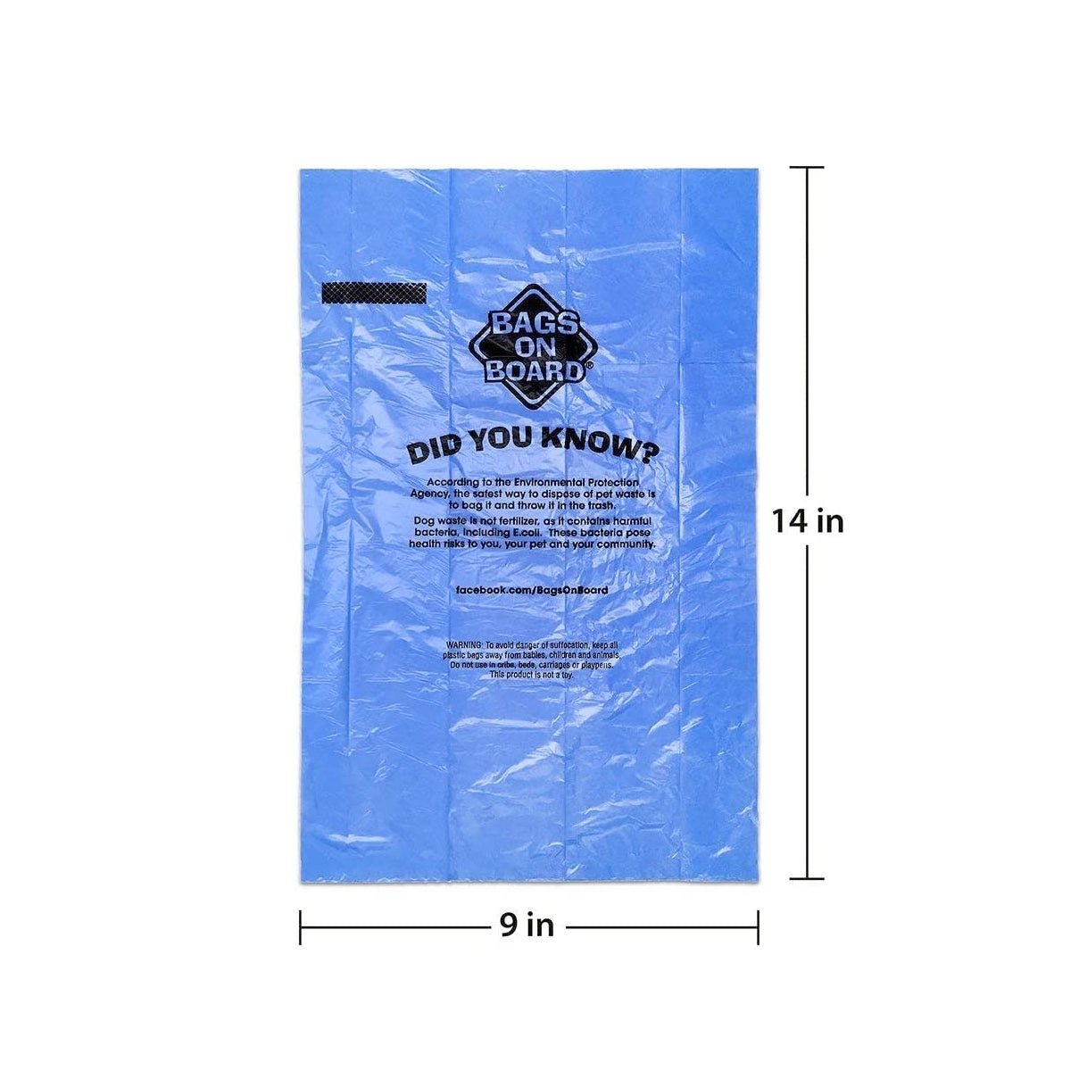 BOB Refill Bags – Blue – 140 bags (10×14) - Shopivet.com