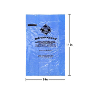 BOB Refill Bags – Blue – 140 bags (10×14) - Shopivet.com