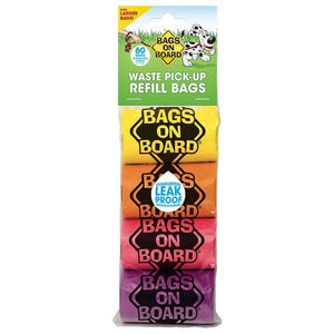 BOB Refill Bags – Rainbow Roll 60 bags (4×15) - Shopivet.com
