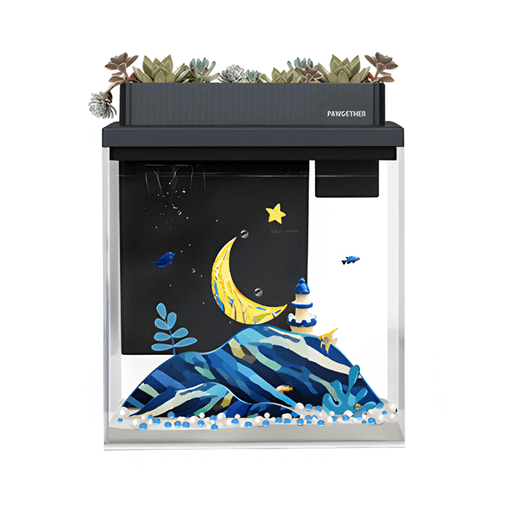 Boyu Pawgether GR - Mini+Plant Desktop Aquarium 220x220x235mm (19L) - Shopivet.com