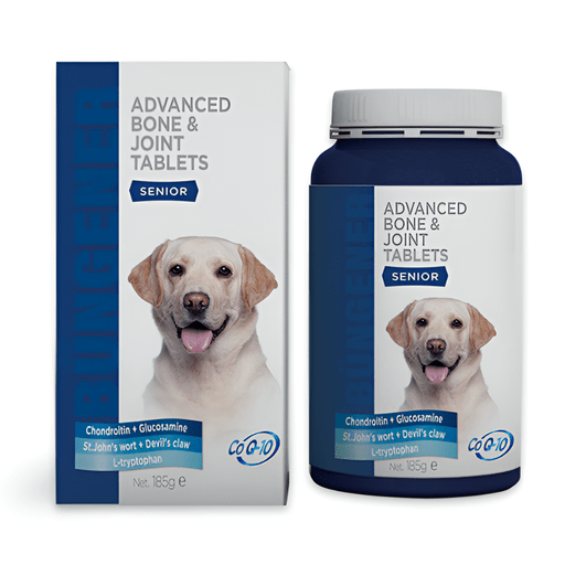 Bungener Advanced Bone & Joint Tablets For Dogs - Senior - 185g [Weight - 185g] - Shopivet.com