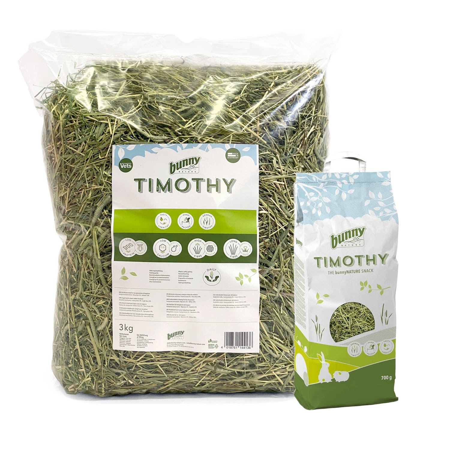 Hay TIMOTHY – THE bunnyNATURE SNACK! - 3Kg