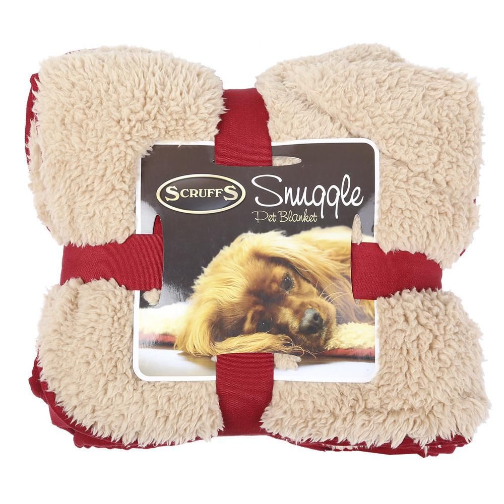 Scruffs Snuggle Dog Blanket - BURGUNDY