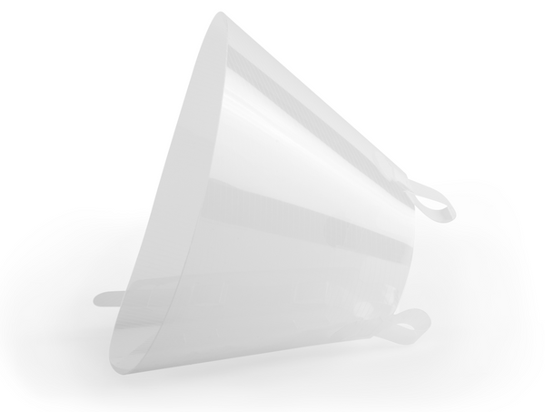 BUSTER Classic Dog Collar, 30 cm, Transparent, 10 pcs