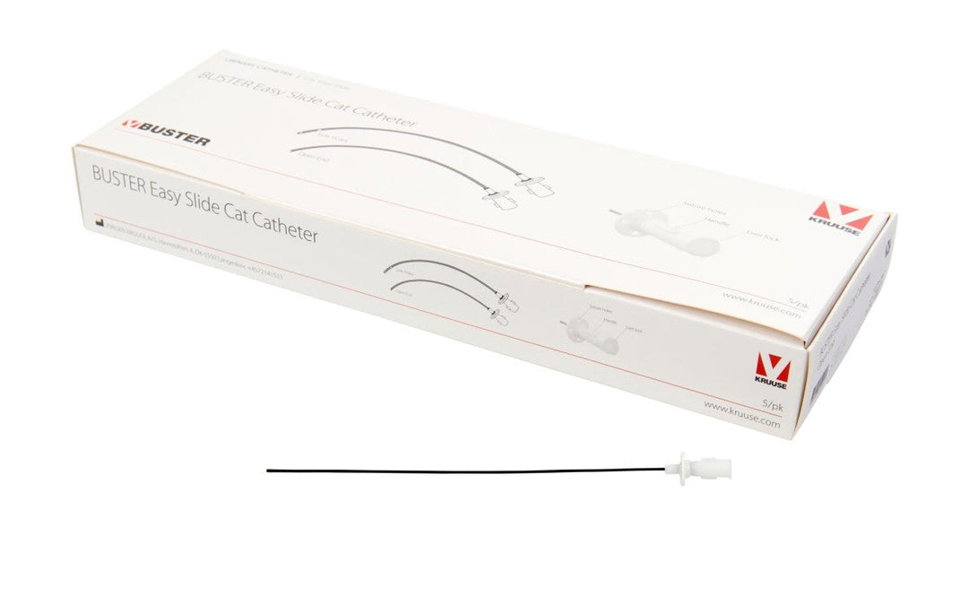 BUSTER Easy Slide Cat Catheter, 1.2 x 180 mm/3.5 Fr x 7", op