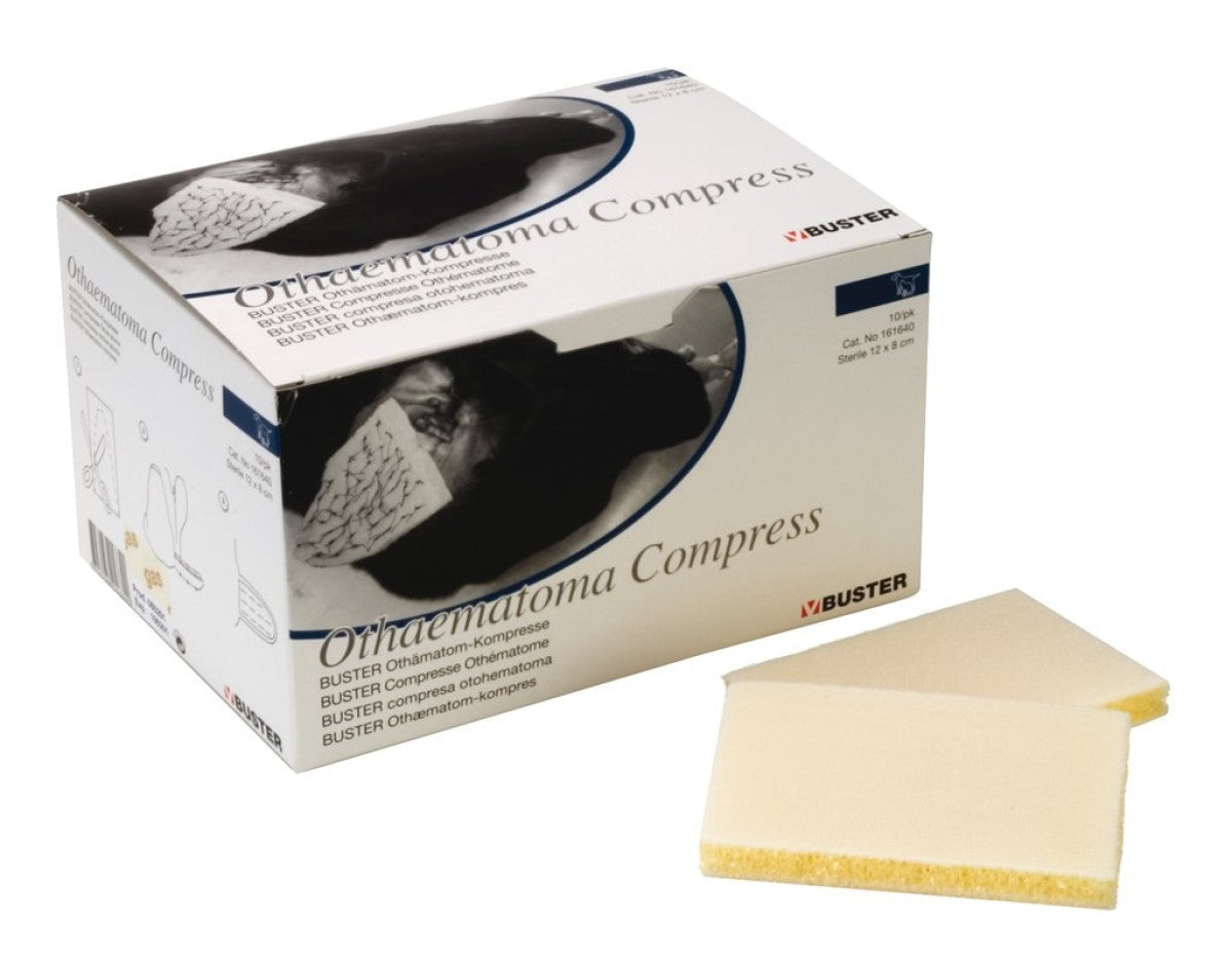 BUSTER sterile aural othaematoma pad 12 x 8 cm, 10/pk