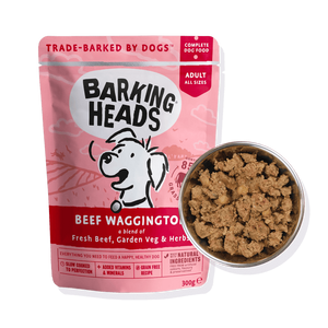 Barking Heads Beef Waggington Adult Wet Dog Food 300g -