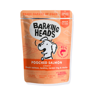 Barking Heads Pooched Salmon Adult Wet Dog Food 300g -
