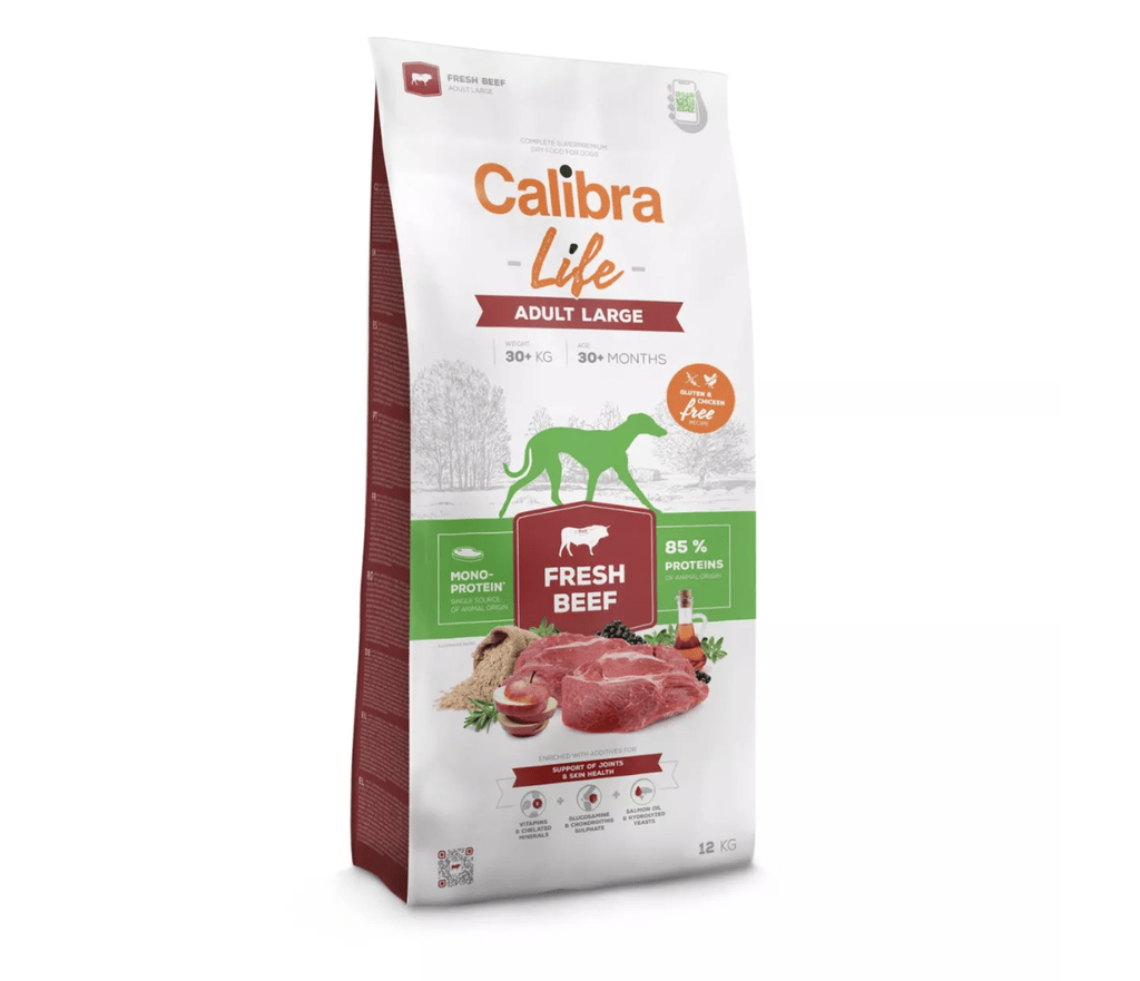 Calibra Dog Life Adult Large Fresh Beef 12kg - Shopivet.com