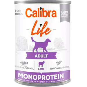 Calibra Dog Life Can Adult Lamb 400g - Shopivet.com