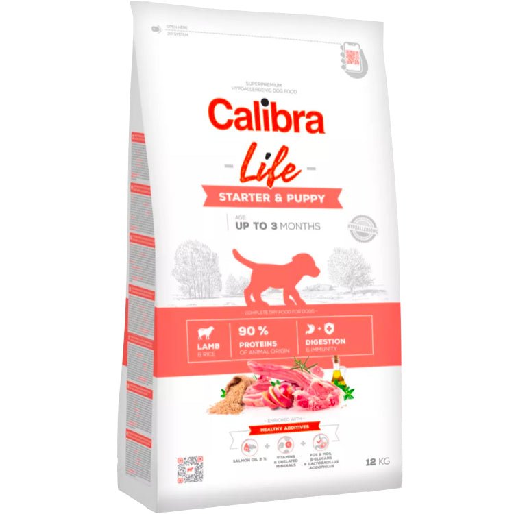 Calibra Dog Life Starter and Puppy Lamb 2.5kg - Shopivet.com