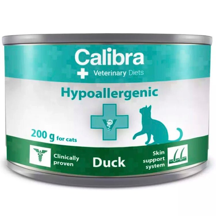 Calibra VD Cans Cat Hypoallergenic Duck 200g - Shopivet.com