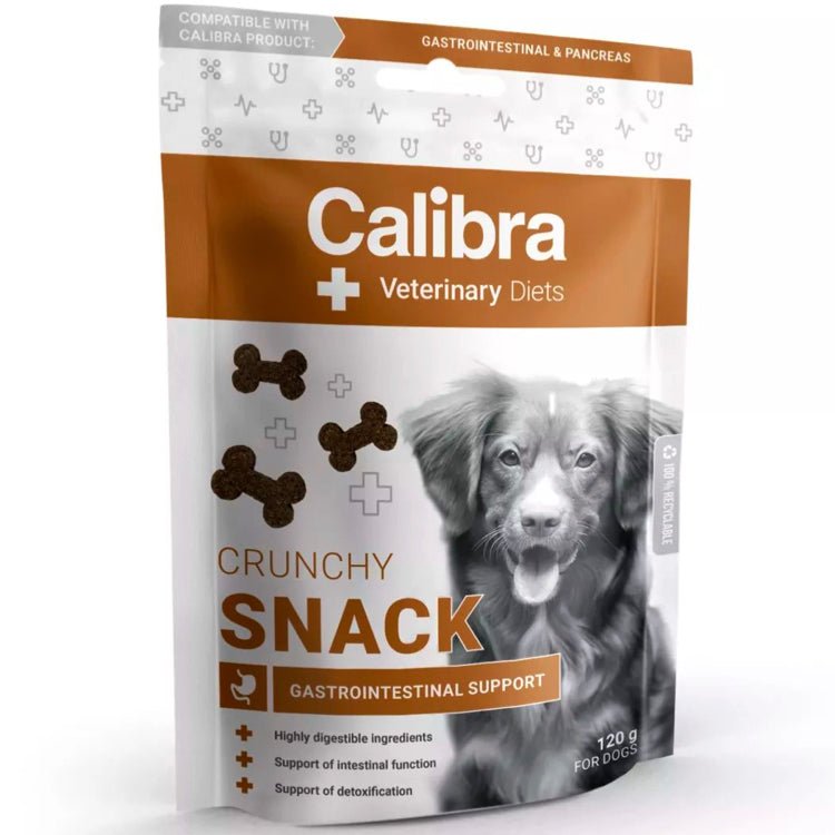 Calibra VD Dog Crunchy Snack Gastrointestinal 120g - Shopivet.com