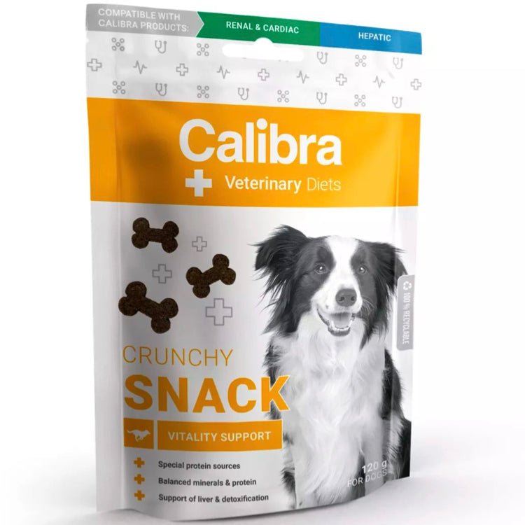 Calibra VD Dog Crunchy Snack Vitality Support 120g - Shopivet.com