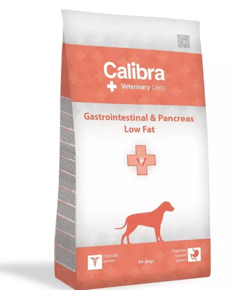 Calibra VD Dog Gastrointestinal & Pancreas Low Fat 2kg - Shopivet.com