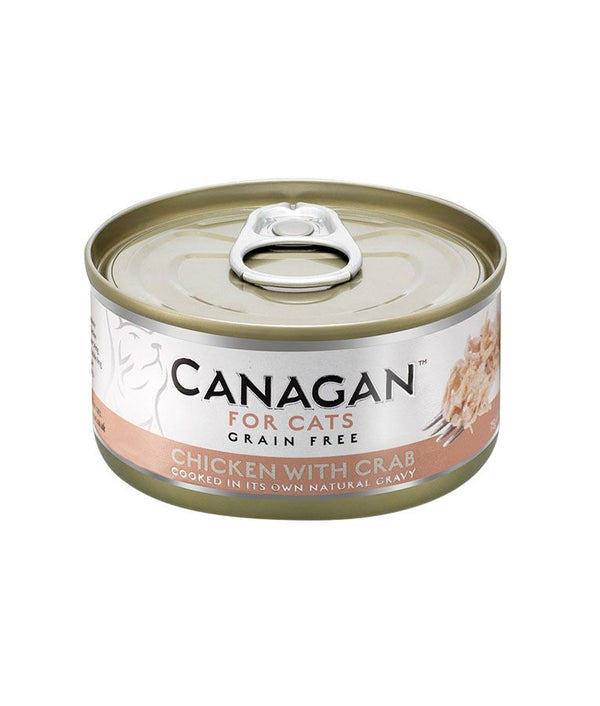Canagan Chicken with Crab Wet Cat Food 75g Tin - 75g - Shopivet.com