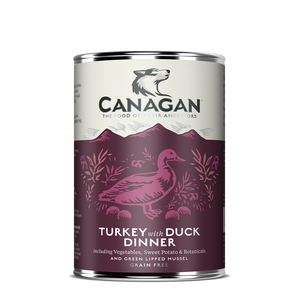 Canagan Turkey with Duck Dinner Wet Dog Food 400g - 400g