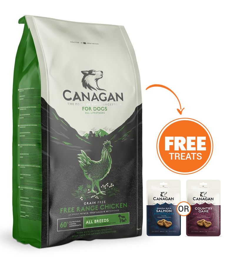 Canagan Free Range Chicken Dry Dog Food - 12kg - Shopivet.com