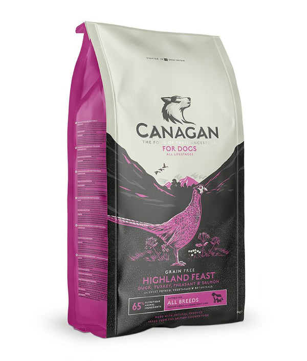Canagan Highland Feast Dry Dog Food - 12kg - Shopivet.com