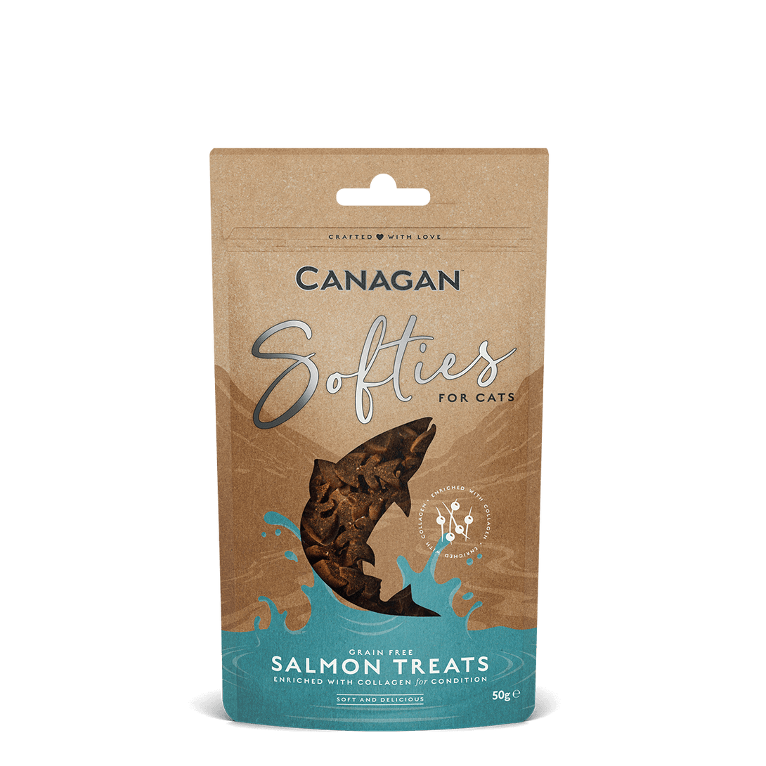 Canagan Softies Grain - Free Salmon Cat Treats 50g - 50g - Shopivet.com