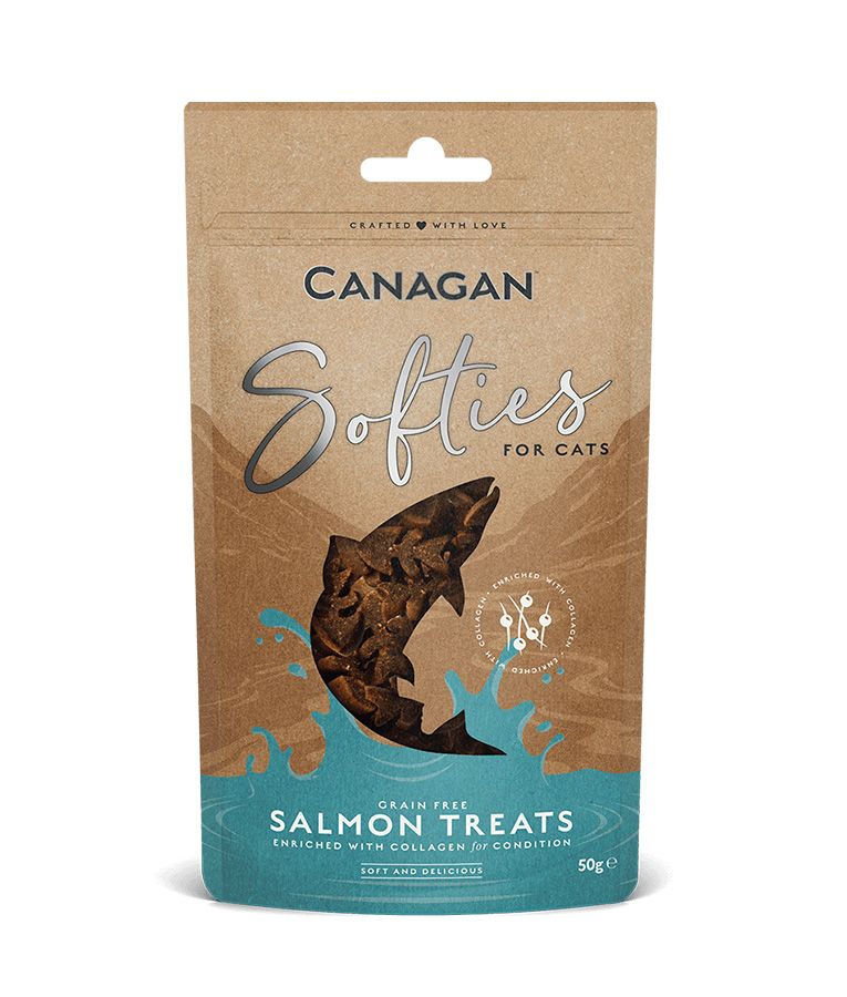 Canagan Softies Grain - Free Salmon Cat Treats 50g - 50g - Shopivet.com