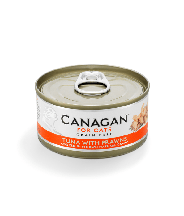 Canagan Tuna with Prawns Wet Cat Food 75g Tin - 75g - Shopivet.com