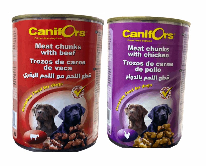 Canifors Dog chunks 410g - Shopivet.com
