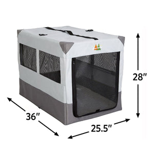 Canine Camper Sportable Tent Dog Crate, 36″ L X 25.5″ W X 28″ H - Shopivet.com