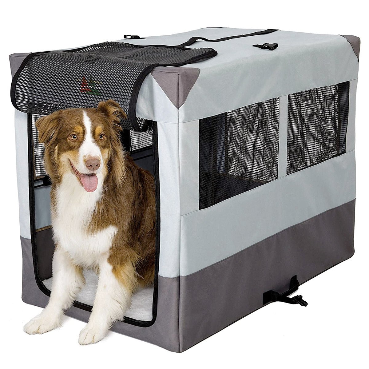Canine Camper Sportable Tent Dog Crate, 42″ L X 26″ W X 32″ H - Shopivet.com
