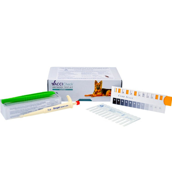 Canine VacciCheck - Infectious Hepatitis, Parvovirus & Distemper IgG Antibody Test Kit (12) - Shopivet.com