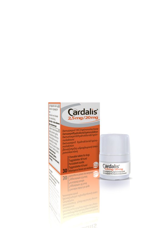 Cardalis 2.5mg/20mg S dogs 30 tabs - Shopivet.com