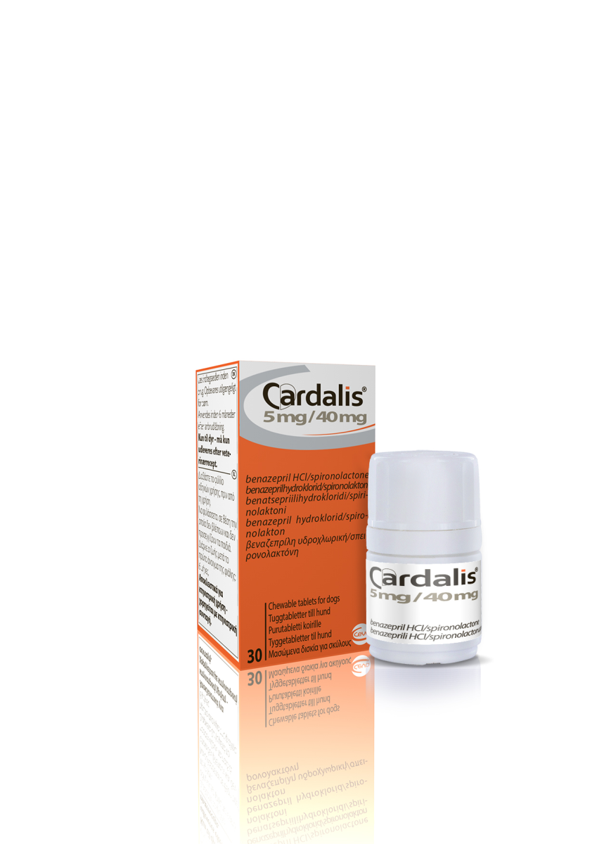 Cardalis 5 mg/40 mg for Medium Dogs, 30 Tabs