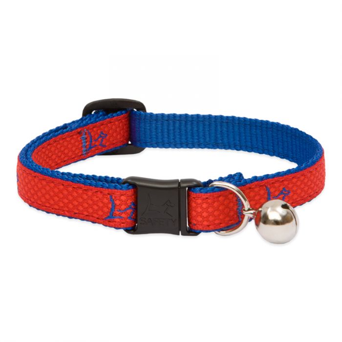 Cat collar DERBY RED with Bell - Shopivet.com