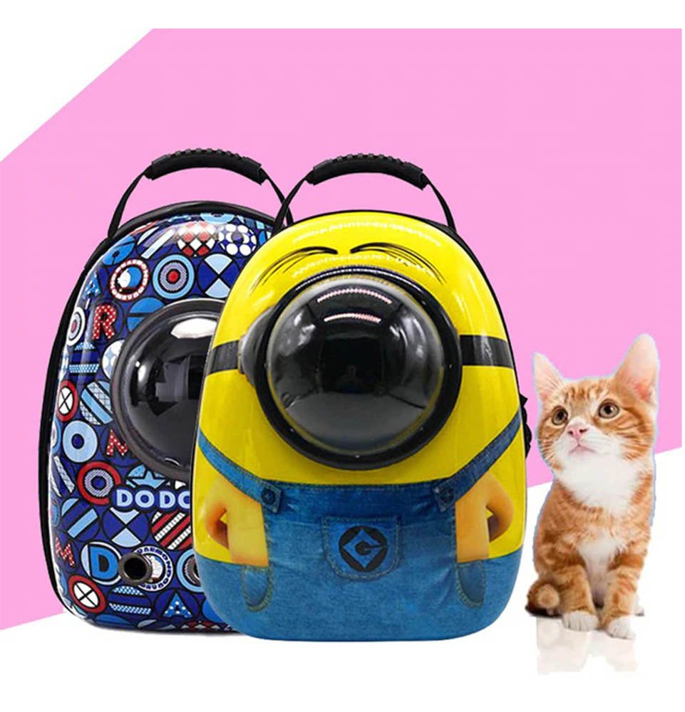 Cat Dog Carrier & Travel Backpack Astronaut Capsule Carrier Pet Carrier Portable Breathable Cute Solid - Shopivet.com