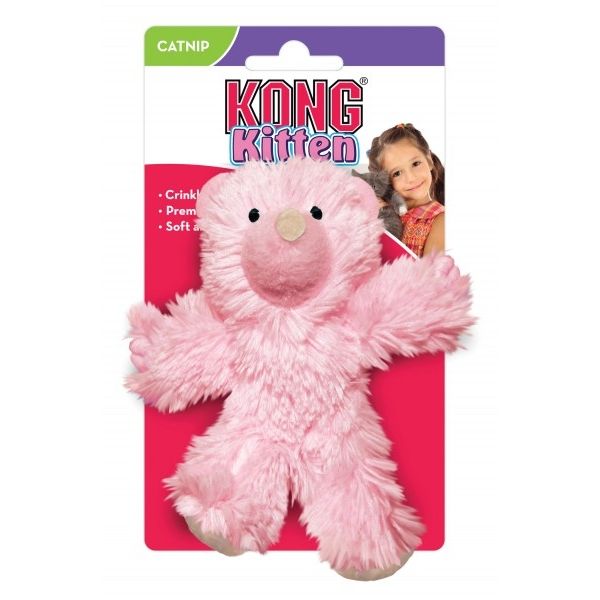 Kong Teddy Bear Catnip Kitten Toy -