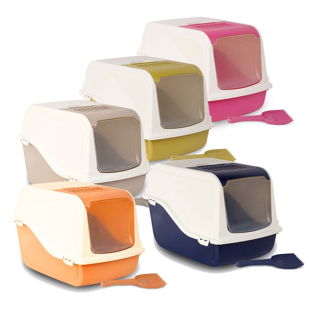 Cat Litter Box ARIEL(TOP FREE) - mustard - Shopivet.com