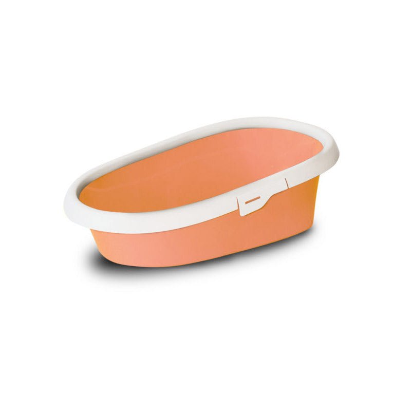 Cat litter box MINOU LARGE 58 x 39 x 17h - light - purple - Shopivet.com