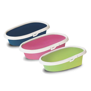 Cat litter box MINOU MINI 43 x 30 x 14h - dark - blue - Shopivet.com