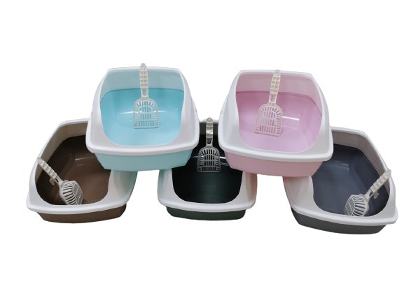 Cat Litter Box Pan Large with Scoop - Shopivet.com