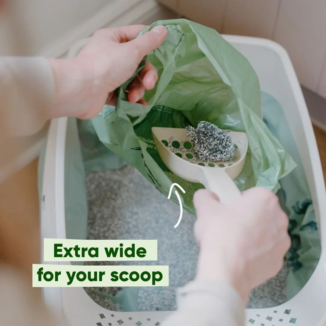 Beco Mint Scented Cat Poop Bags with Handles 140 Bags