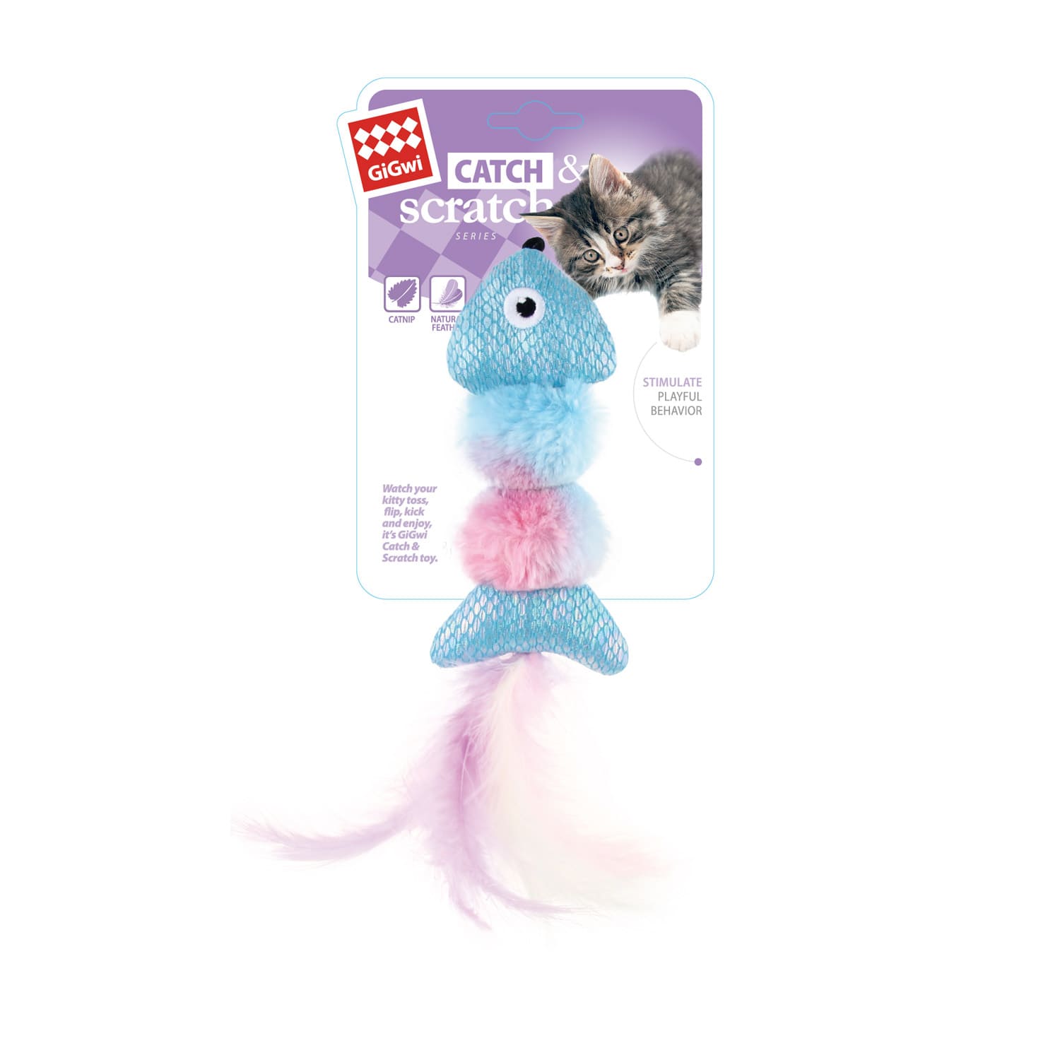 GiGwi Catch & Scratch Fish