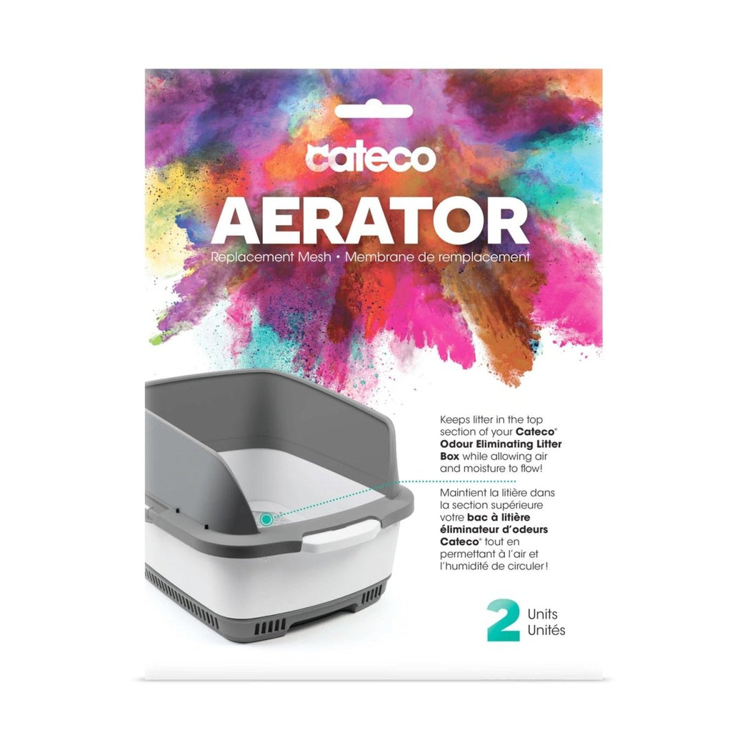 Cateco Aerator Replacement Mesh Pack for Cat Litter Box – Pack of 2 - Shopivet.com