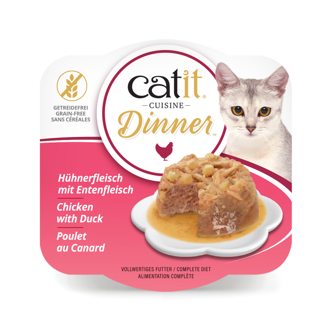 Catit Chicken Dinner, Duck & Potato 75 g, 6 pcs/box