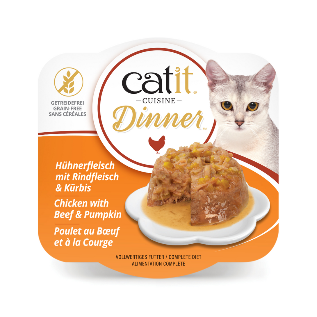 Catit Chicken Dinner Multipack, 12 x 75 g