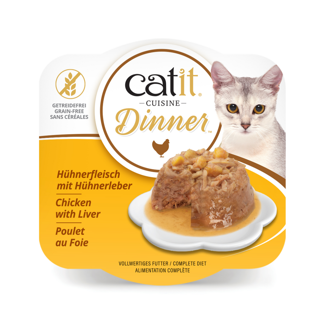 Catit Chicken Dinner Multipack, 12 x 75 g