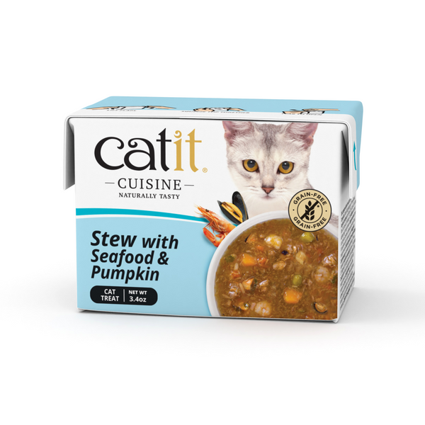 Catit Cuisine Seafood Stew with Pumpkin, 95 g Tetra, 12pcs/box