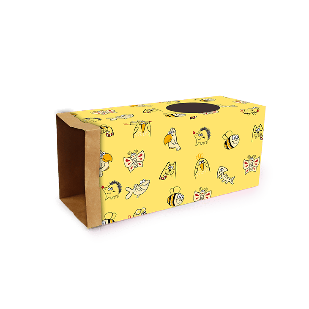 Catoon - Kraft Paper Tunnel - Yellow