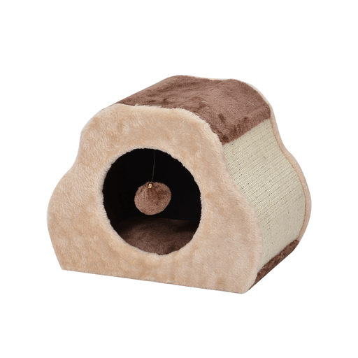 Catry Cat House With Scratcher 35x25x27cm - Shopivet.com