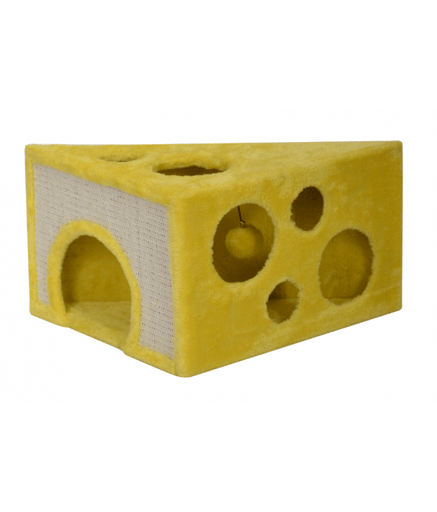 Catry Cat House With Scratcher 42x36x26cm - Shopivet.com